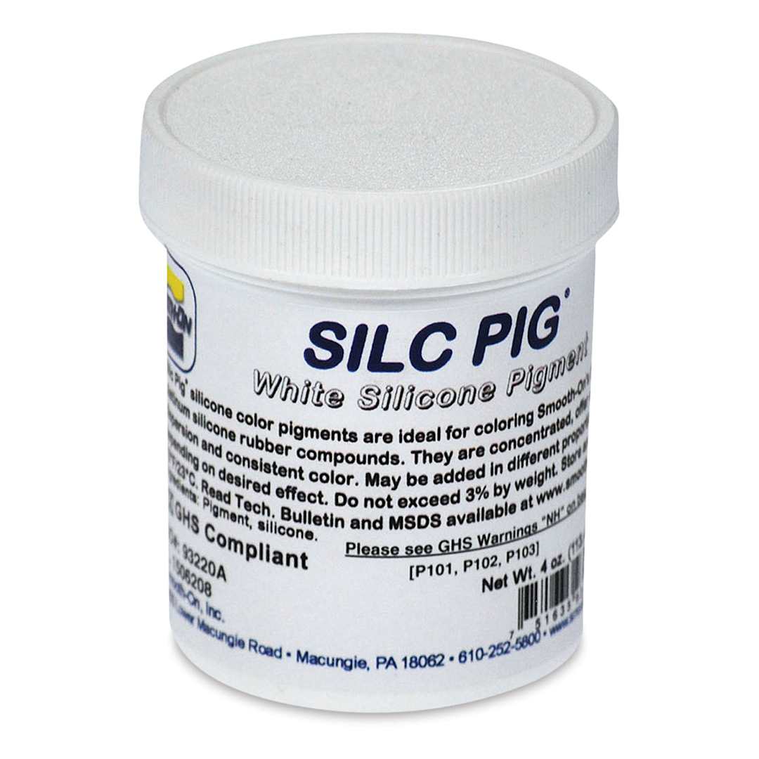 Open in modal - Smooth-On Silc Pig Silicone Color Pigment - White, 4 oz
