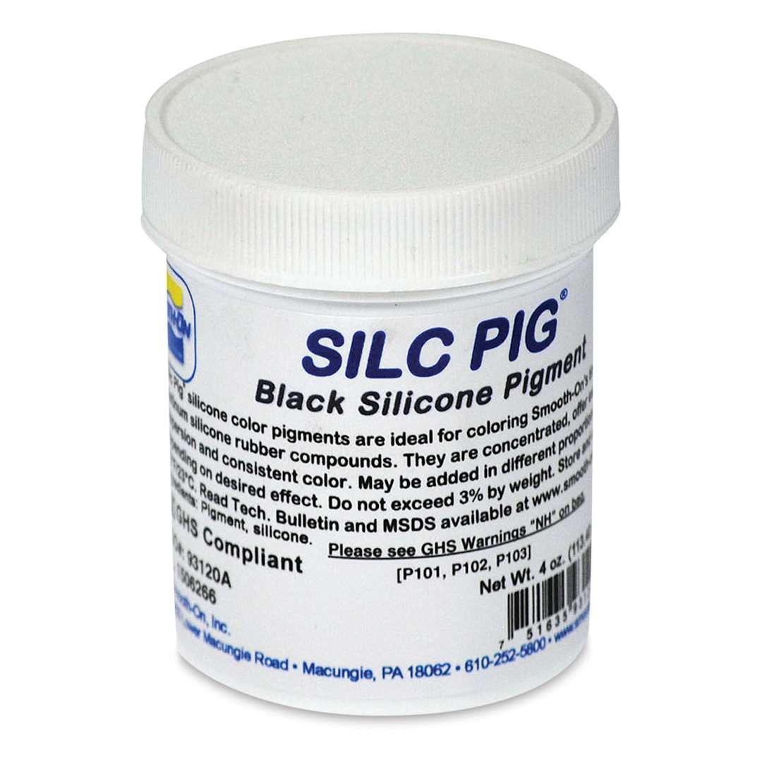 Open in modal - Smooth-On Silc Pig Silicone Color Pigment - Black, 4 oz
