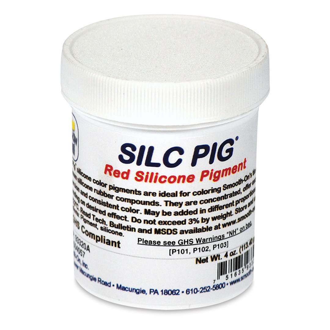 Open in modal - Smooth-On Silc Pig Silicone Color Pigment - Red, 4 oz