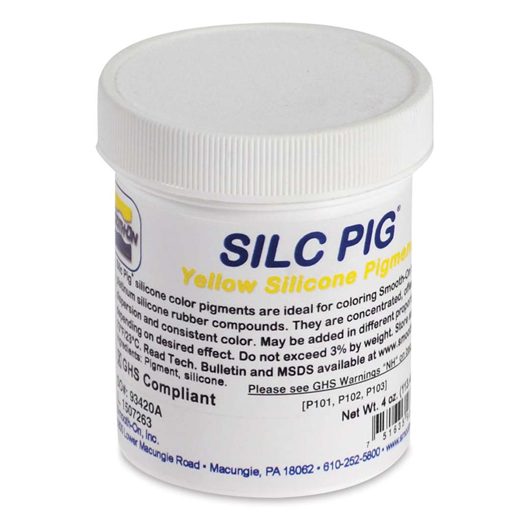 Open in modal - Smooth-On Silc Pig Silicone Color Pigment - Yellow, 4 oz