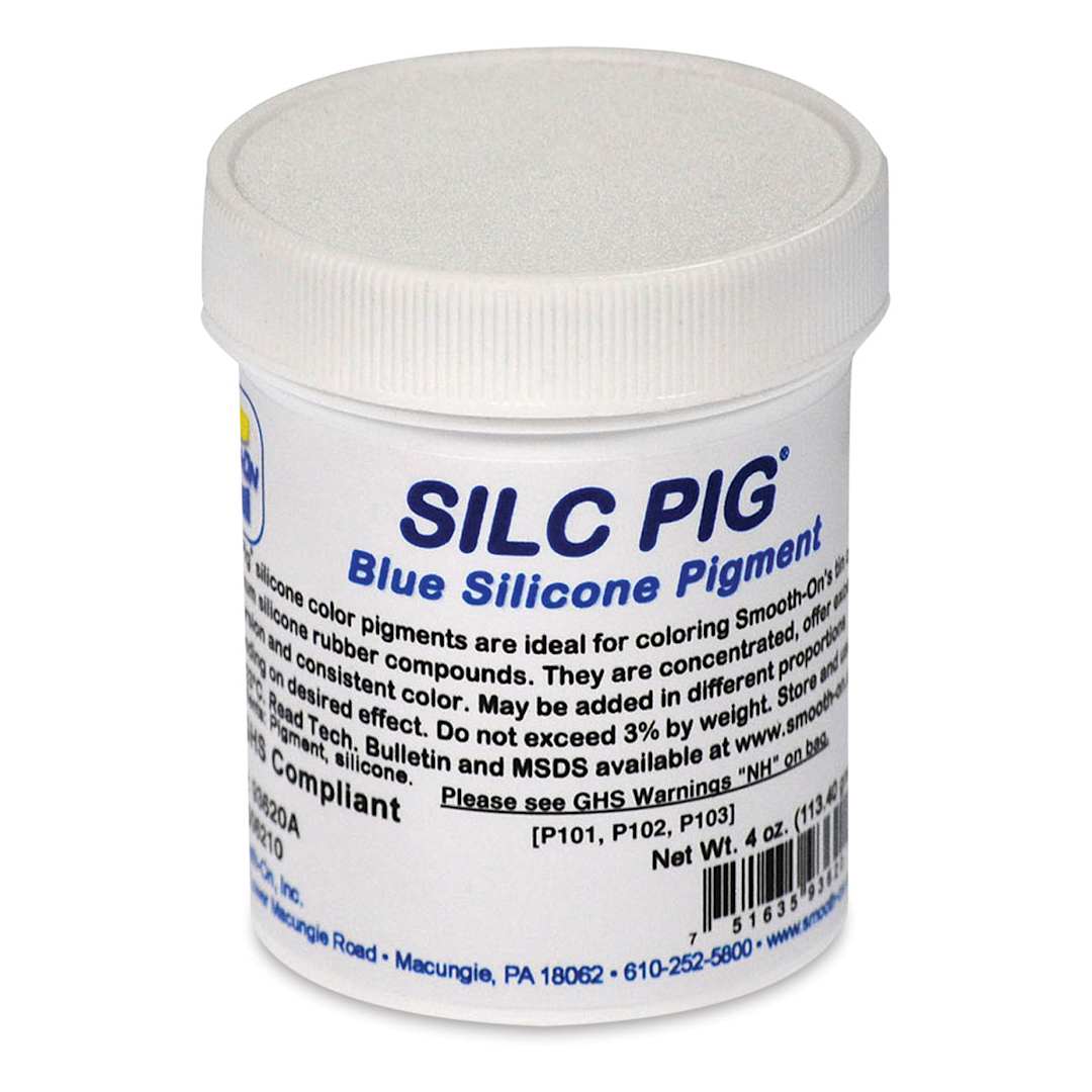 Open in modal - Smooth-On Silc Pig Silicone Color Pigment - Blue, 4 oz
