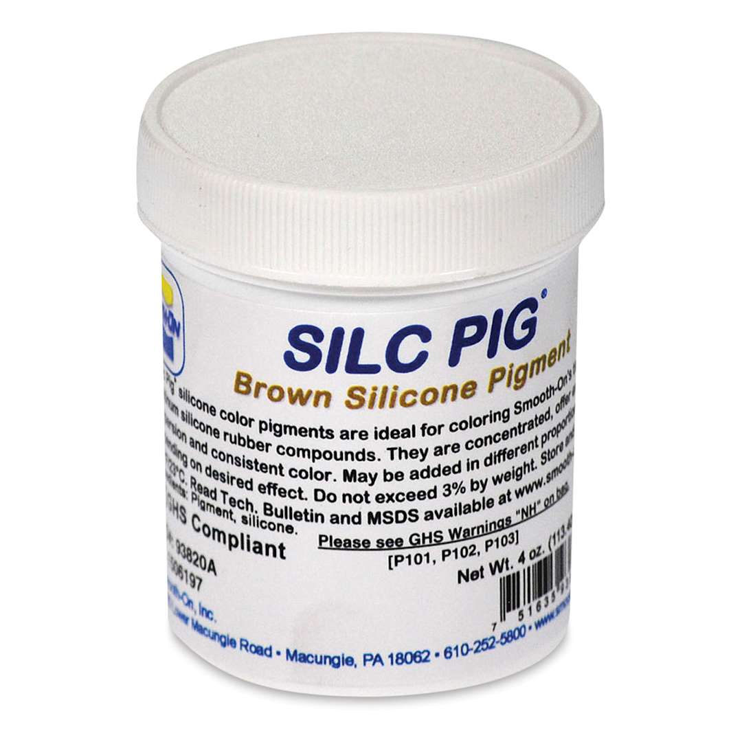 Open in modal - Smooth-On Silc Pig Silicone Color Pigment - Brown, 4 oz