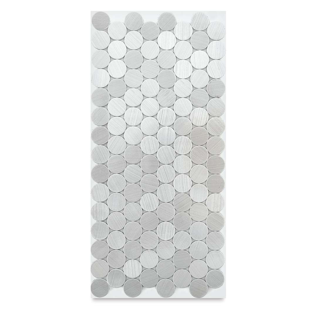 Open in modal - Metal Tile Half Sheets - Round Stainless Steel Tile on half sheet
