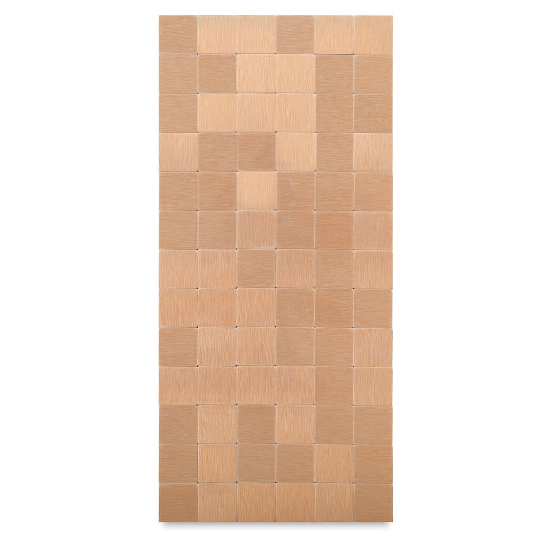 Open in modal - Metal Tile Half Sheets - 23 mm Square Rose Gold Tile on half sheet