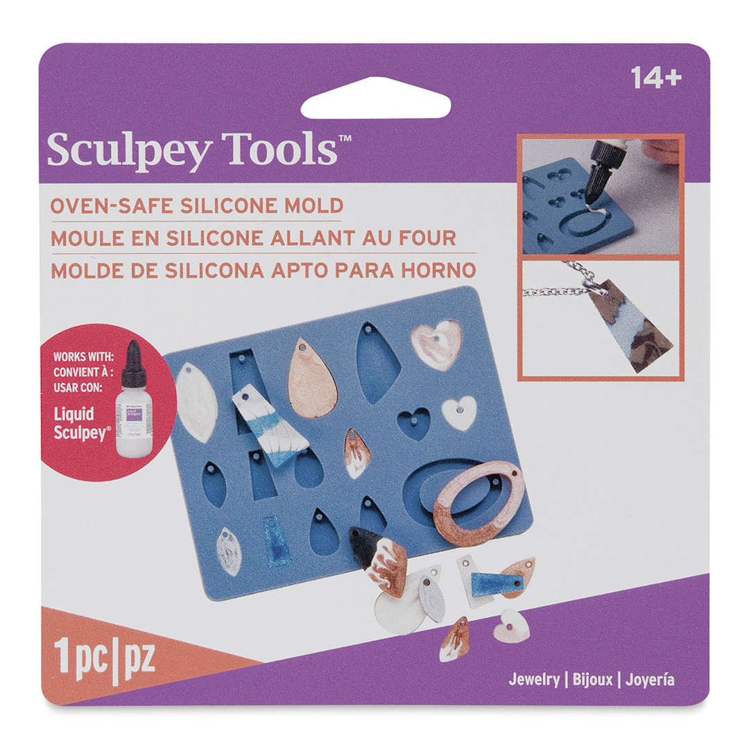 Open in modal - Sculpey Silicone Jewelry Mold - Front of package
