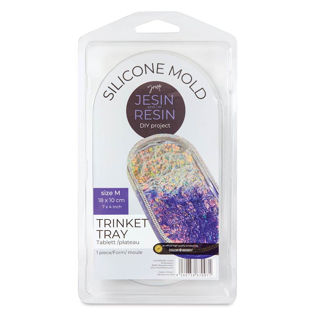 Open in modal - Colorberry Trinket Tray Silicone Mold - Medium - front of packaging