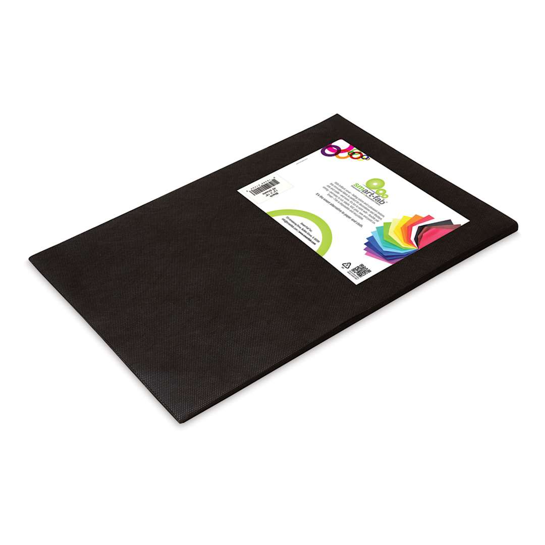 Open in modal - Smart-Fab Fabric - Sheets, 12" x 18", Pkg of 45, Black