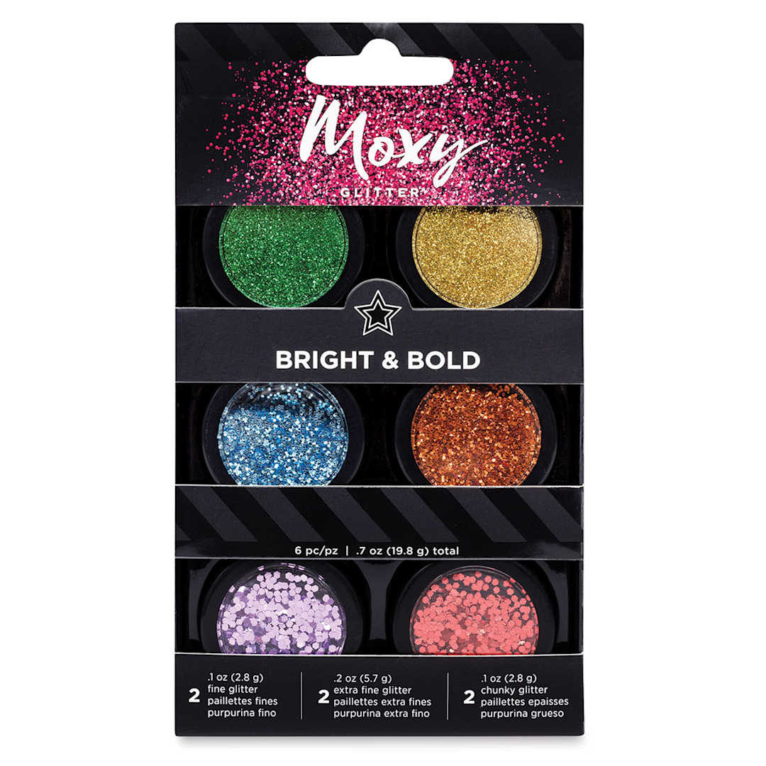 Open in modal - American Crafts Moxy Glitter Pot Sets
