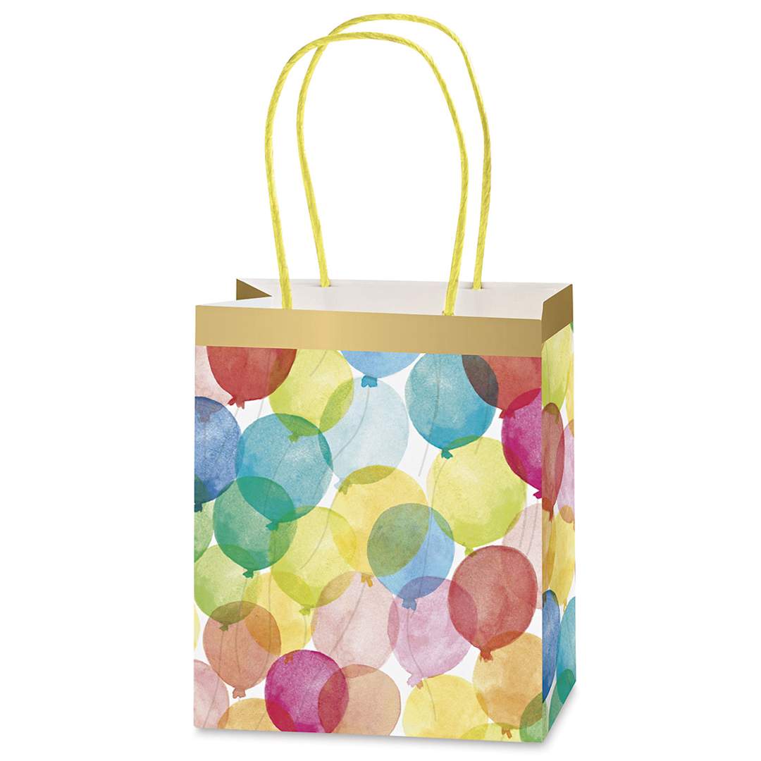 Open in modal - Paper Source Gift Bag Sets - Standing Balloon decorated Gift Bag
