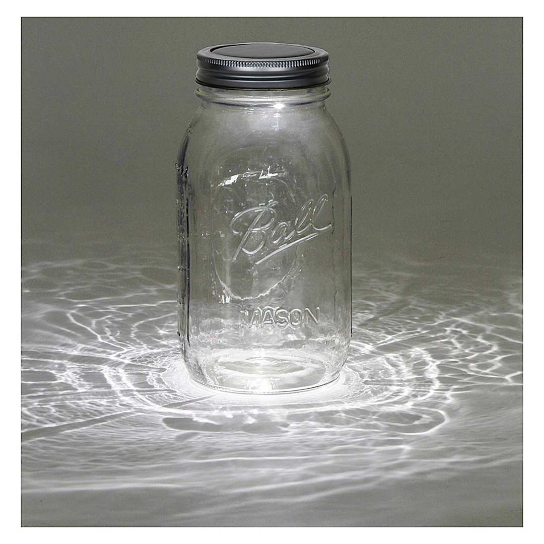 Open in modal - Darice Solar Powered Mason Jar Lid, Jar Purchased Separately