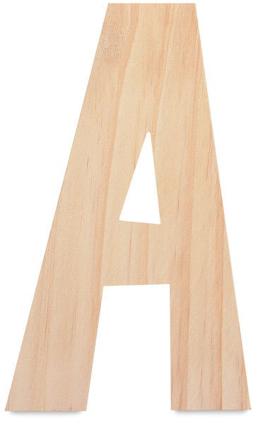 Open in modal - Darice Unfinished Wood Letters