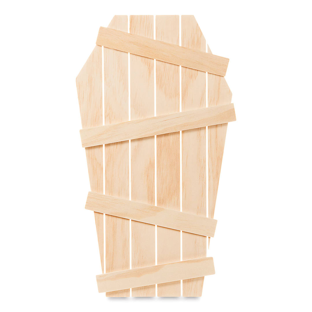 Open in modal - Unfinished Wood Halloween Shapes