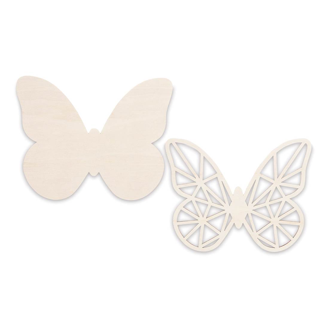 Open in modal - Unfinished Wood Patterned Shapes