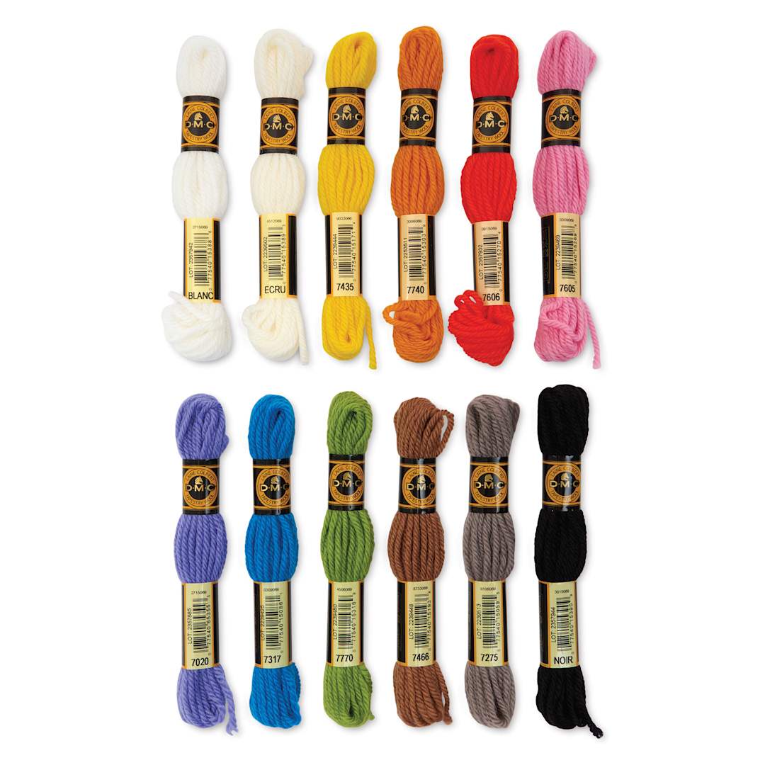 Open in modal - DMC Tapestry Wool - Classics Collection, 8 m, Set of 12