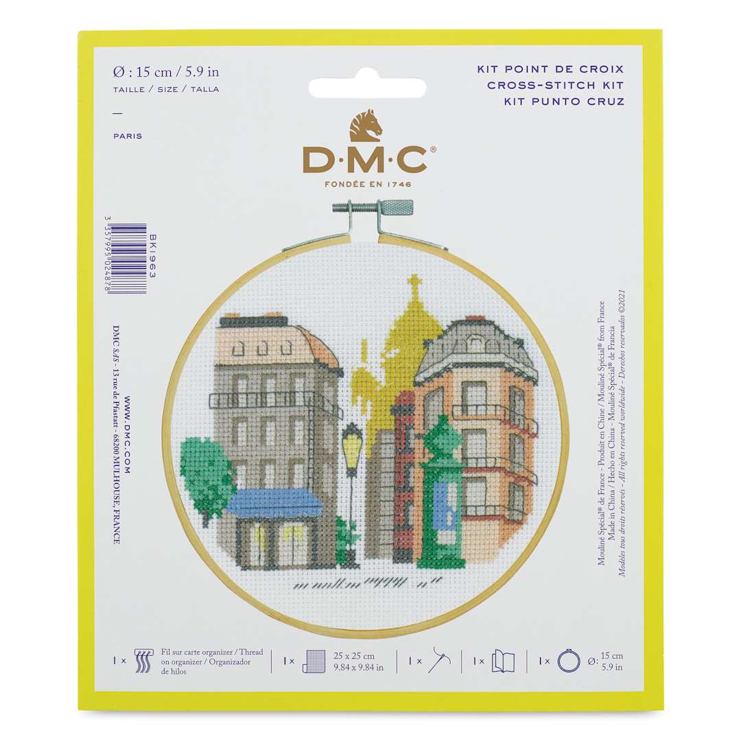 Open in modal - DMC Stitch Kit - Paris front of packaging