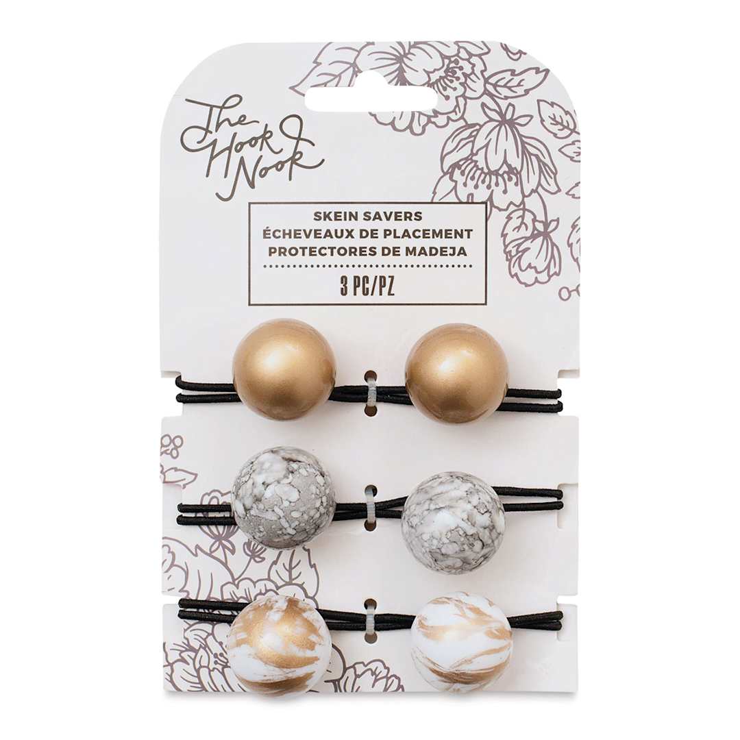 Open in modal - The Hook Nook Skein Savers - Gold/Silver