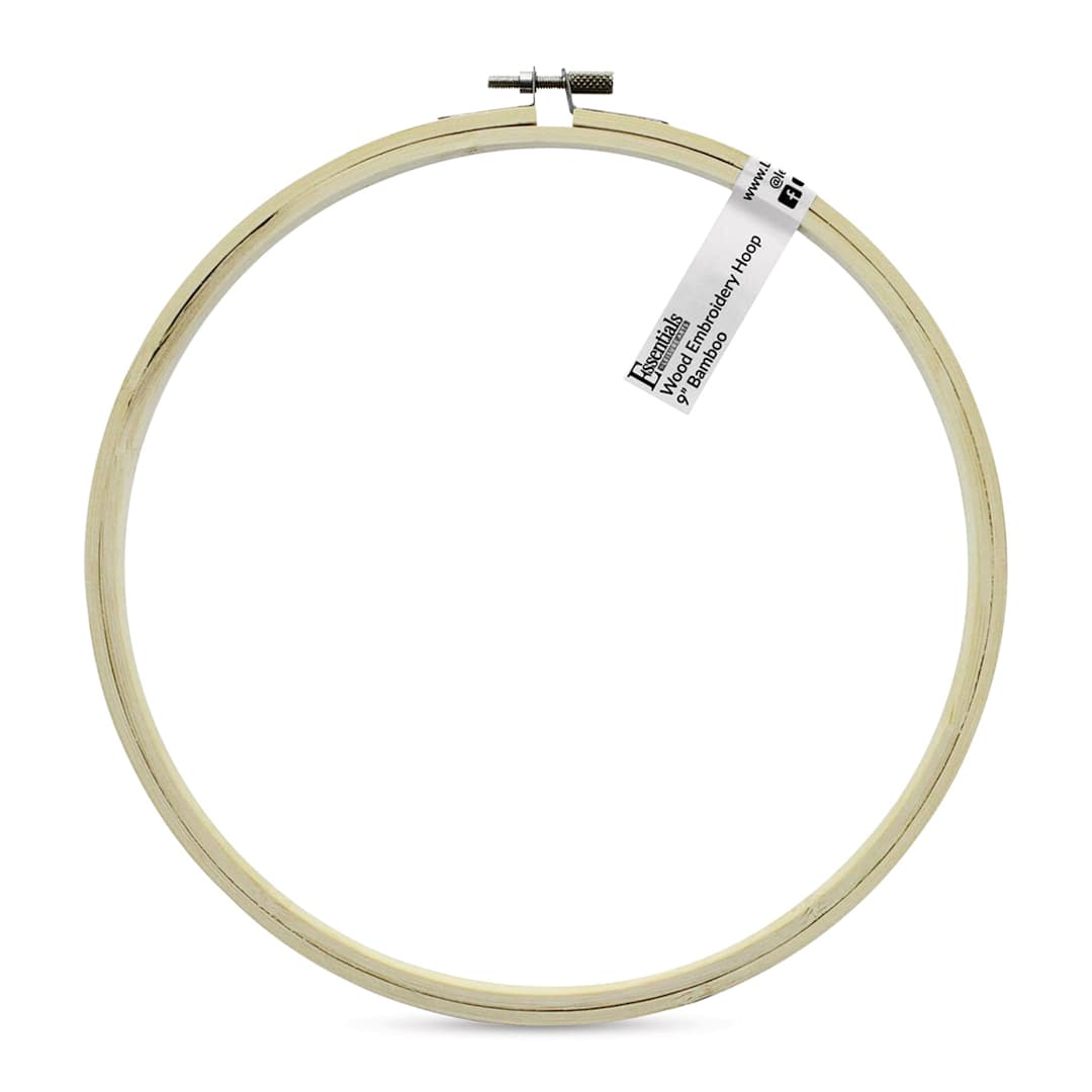 Open in modal - Essentials by Leisure Arts Wood Embroidery Hoop - 9"