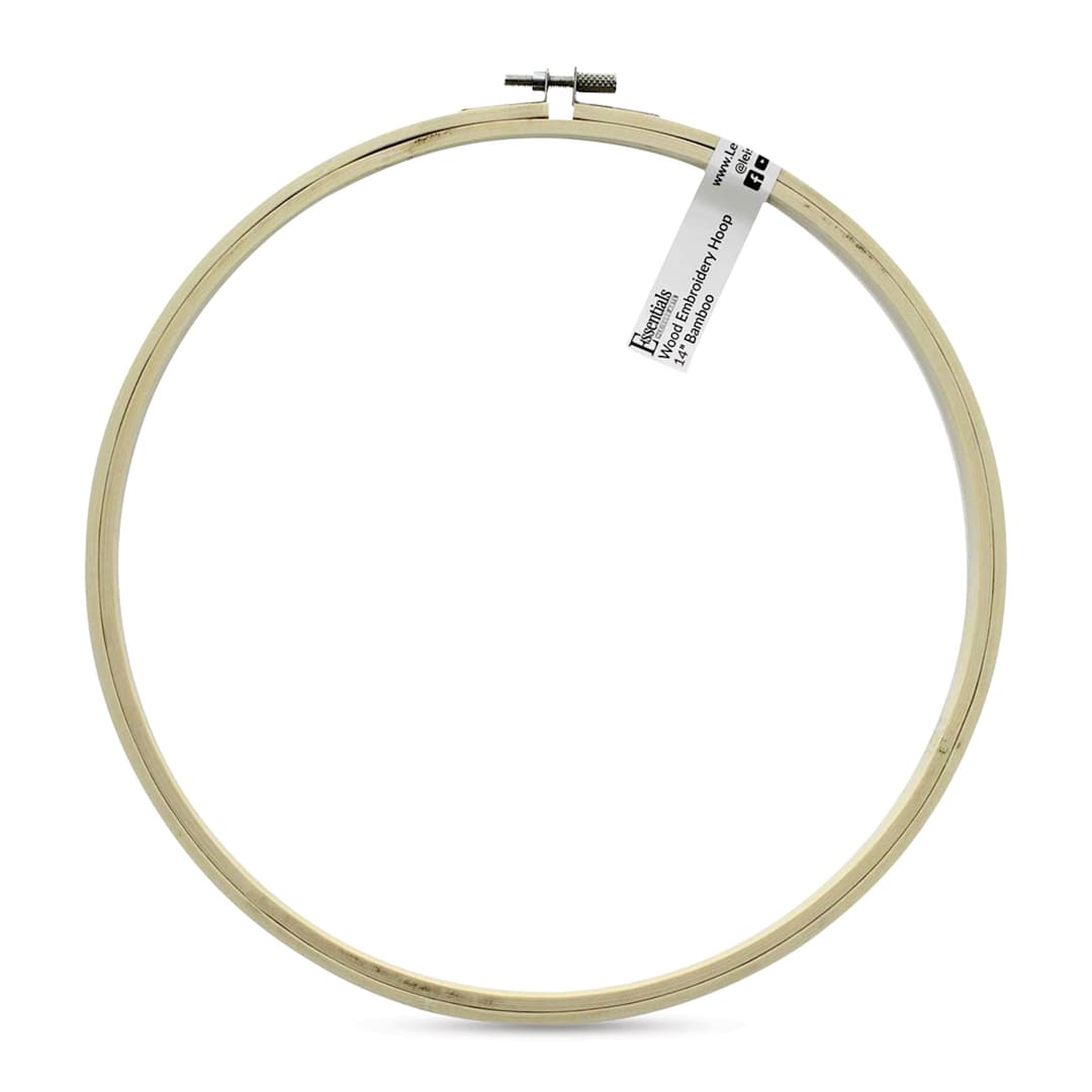 Open in modal - Essentials by Leisure Arts Wood Embroidery Hoop - 14"