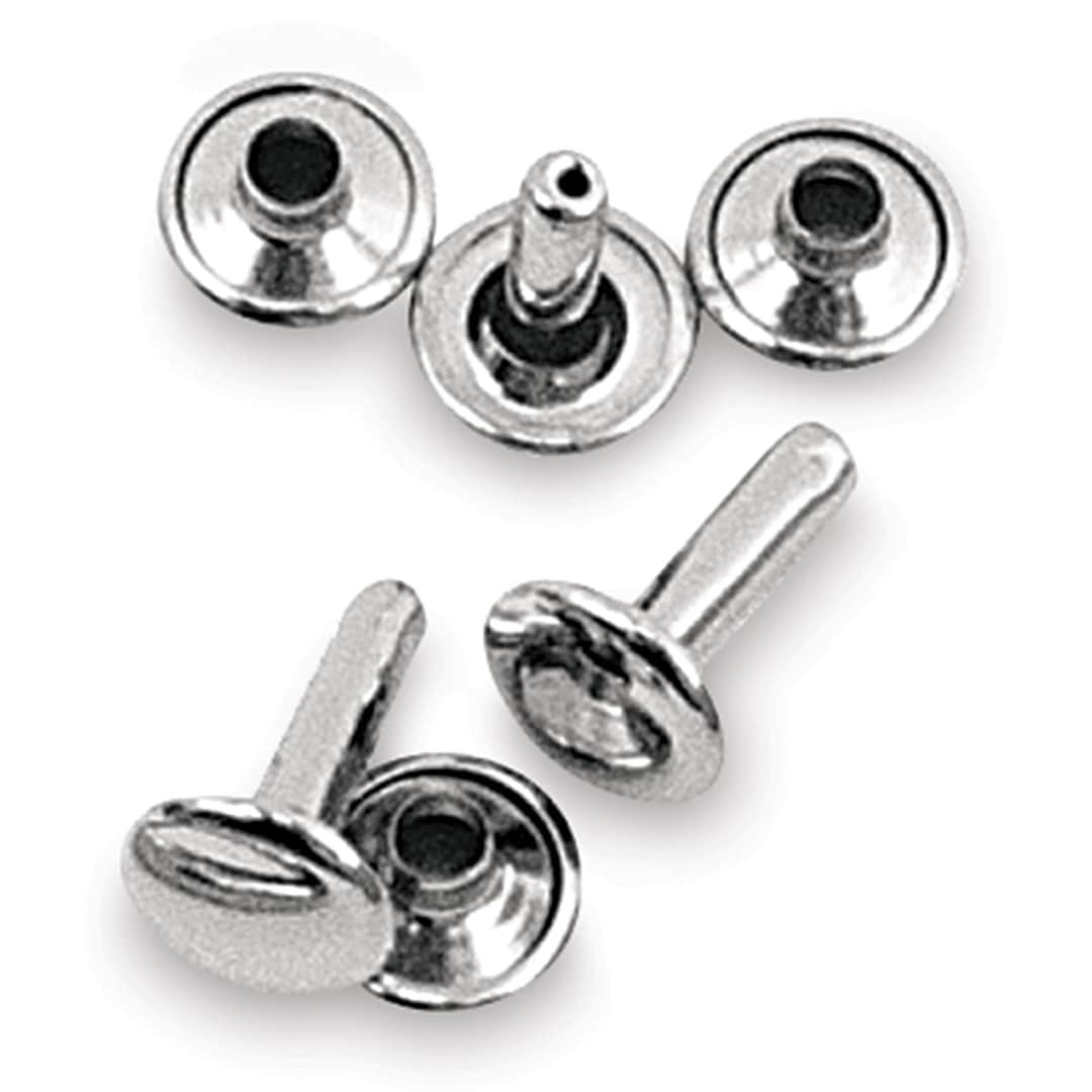 Open in modal - Realeather Rivets - Closeup of six Rivets
