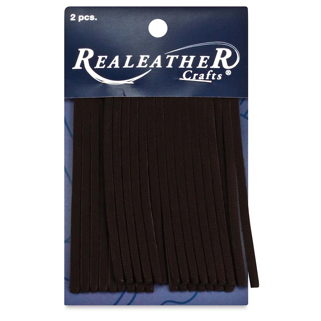 Open in modal - Realeather Fringe - Front of package of Black Fringe
