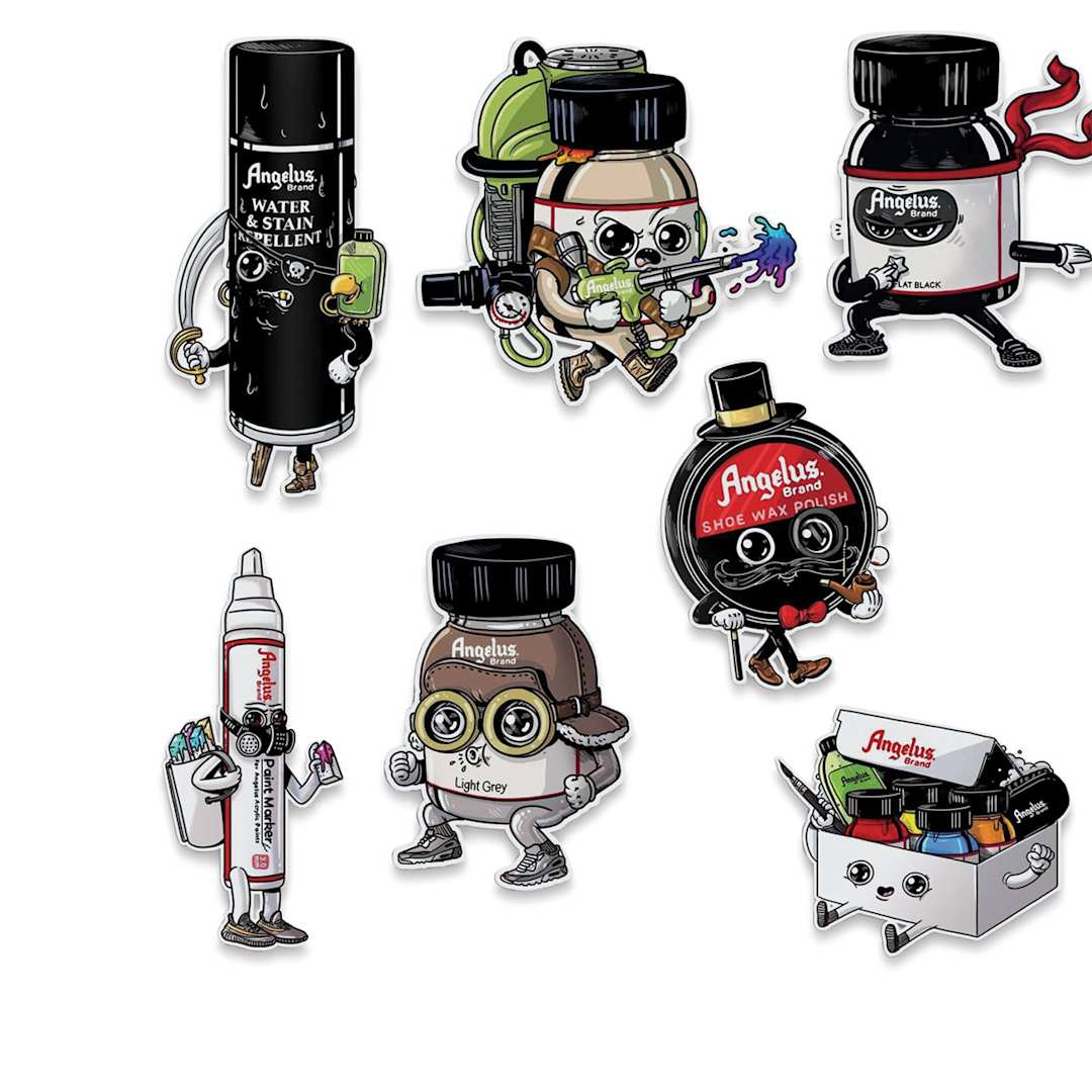 Open in modal - Angelus Sticker Pack - AlexMDC #2, Set of 7