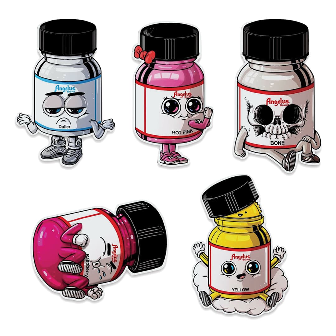 Open in modal - Angelus Sticker Pack - AlexMDC #4, Set of 5