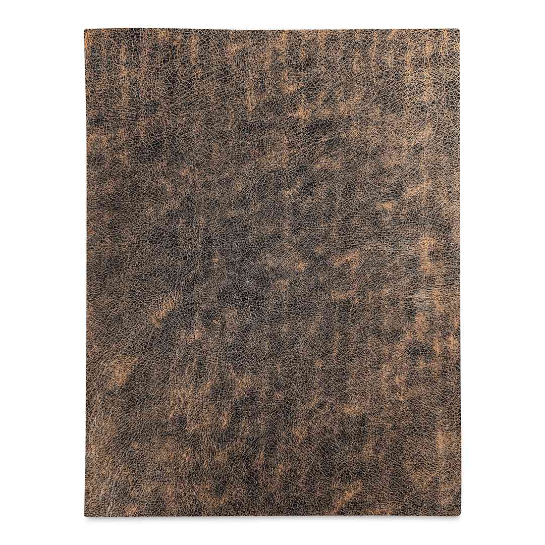 Open in modal - Realeather Bomber Leather Trim - Brown, 8-1/2" x 11", sheet