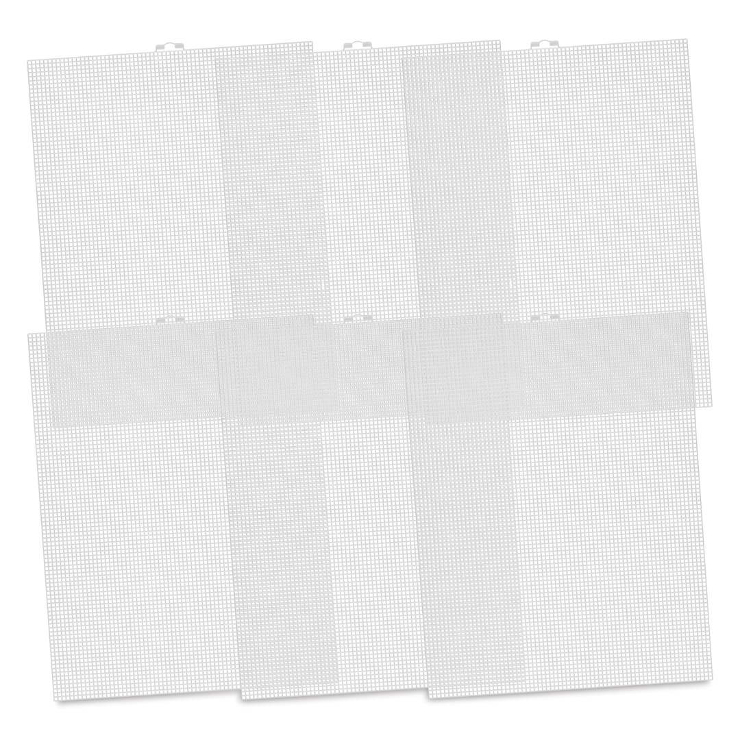 Open in modal - Janlynn Plastic Canvas - Medium, Pkg of 6, 10-1/2" x 13-1/2" - out of packaging