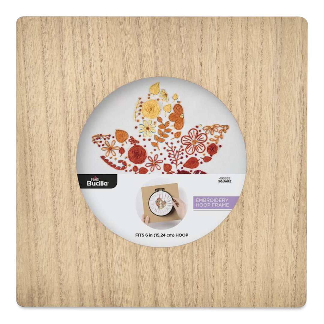 Open in modal - Bucilla Embroidery Hoop Frame - Square, 6"