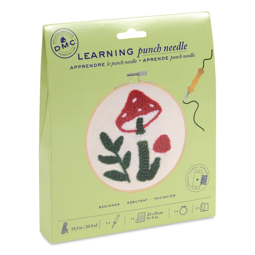 Open in modal - DMC Learning Punch Needle Kit - front of packaging