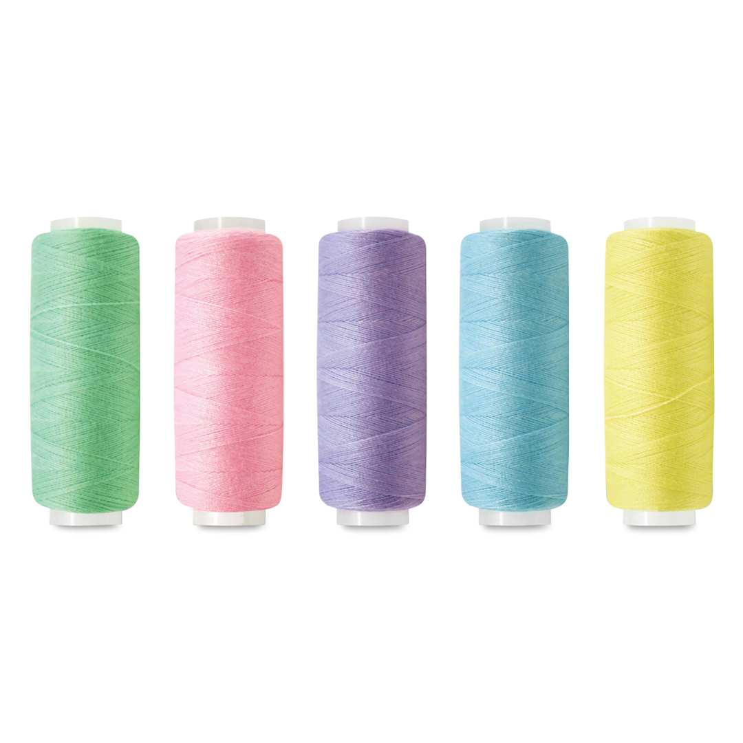 Open in modal - Needle Crafters Sewing Thread - Pastels, five spools