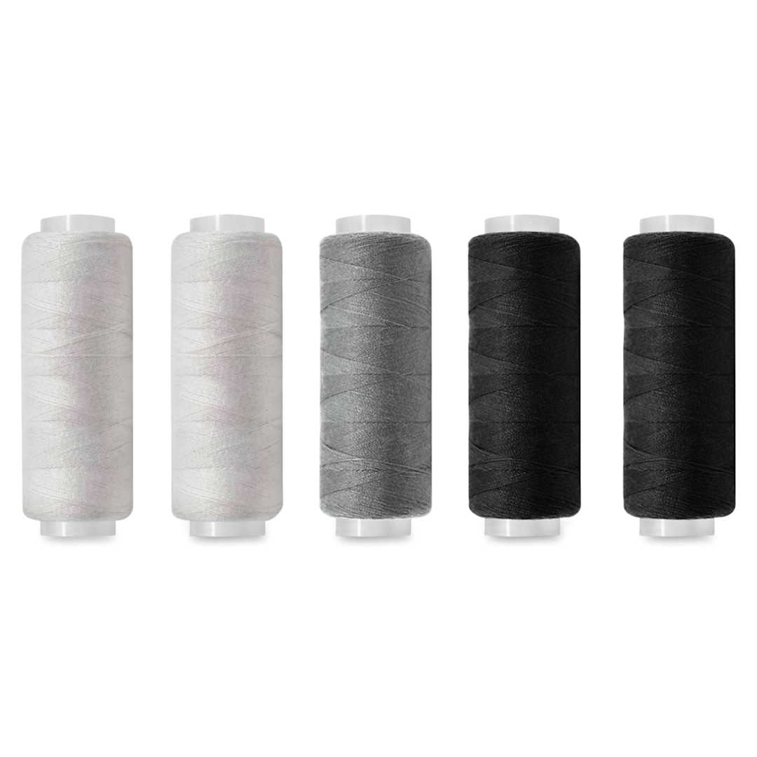 Open in modal - Needle Crafters Sewing Thread - Classic colors, five spools