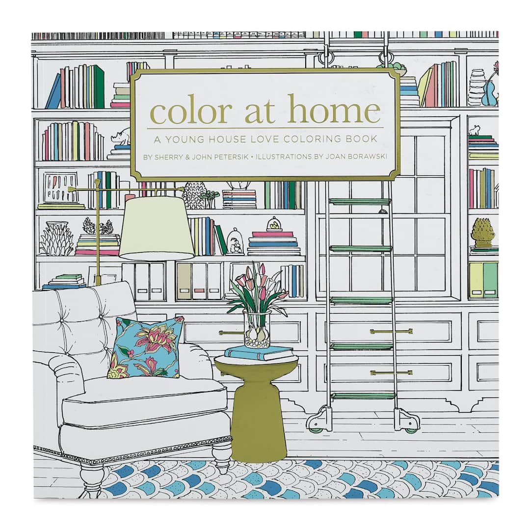 Open in modal - Color at Home Coloring Book (front cover)