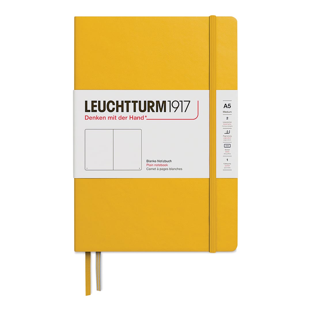 Open in modal - Leuchtturm1917 Blank Hardcover Notebook - Sunflower, 5-3/4" x 8-1/4"