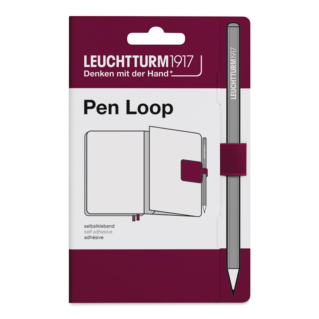 Open in modal - Leuchtturm1917 Pen Loop - Port Red