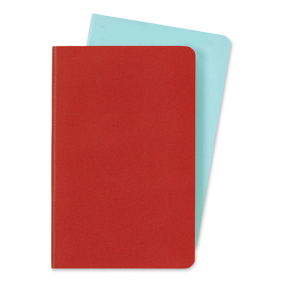 Open in modal - Moleskine Volant Journals - Pocket, Ruled, Coral Aquamarine, Pkg of 2 (one of each color)