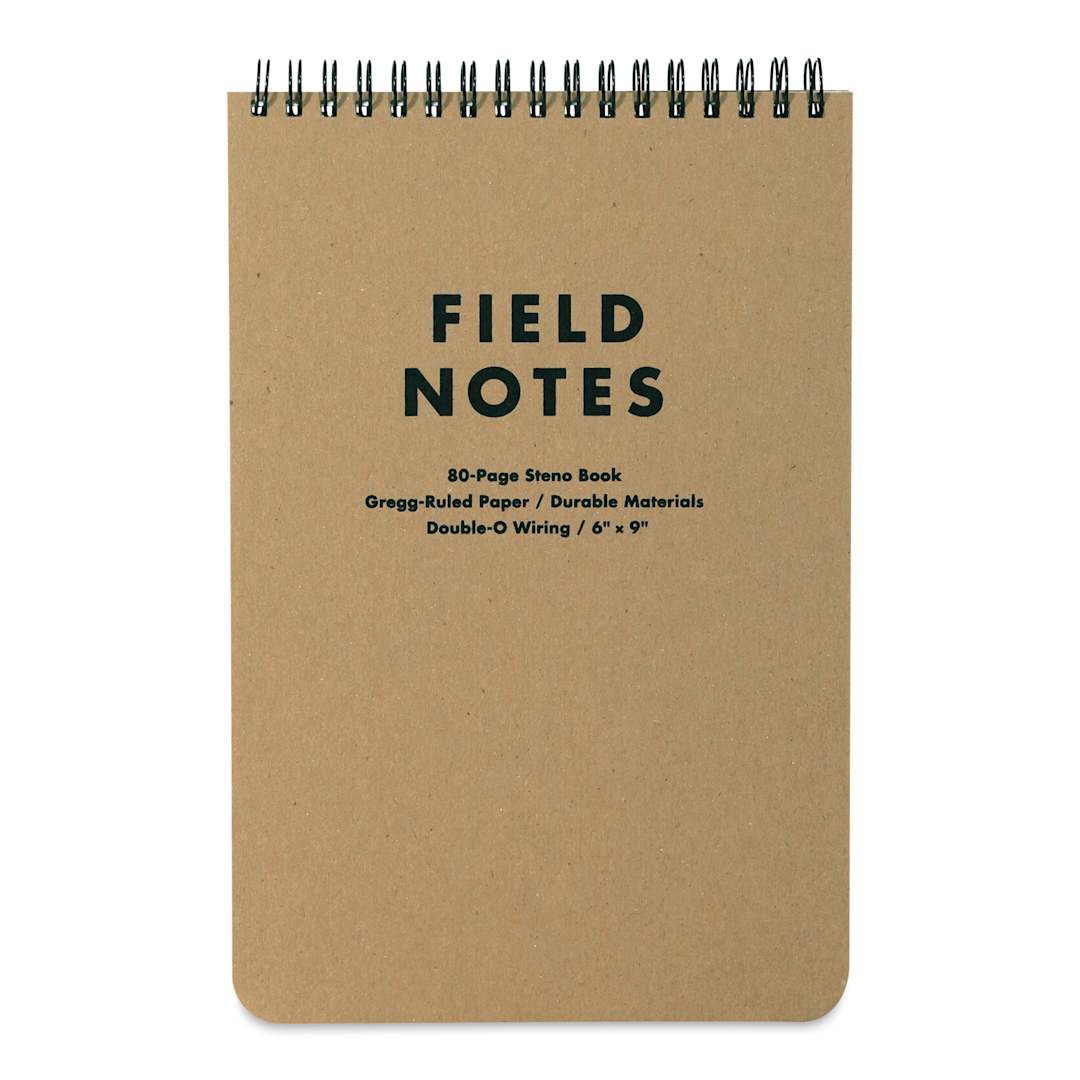 Open in modal - Field Notes Ruled Steno Notebook - 6" x 9", 80 Pages, front cover