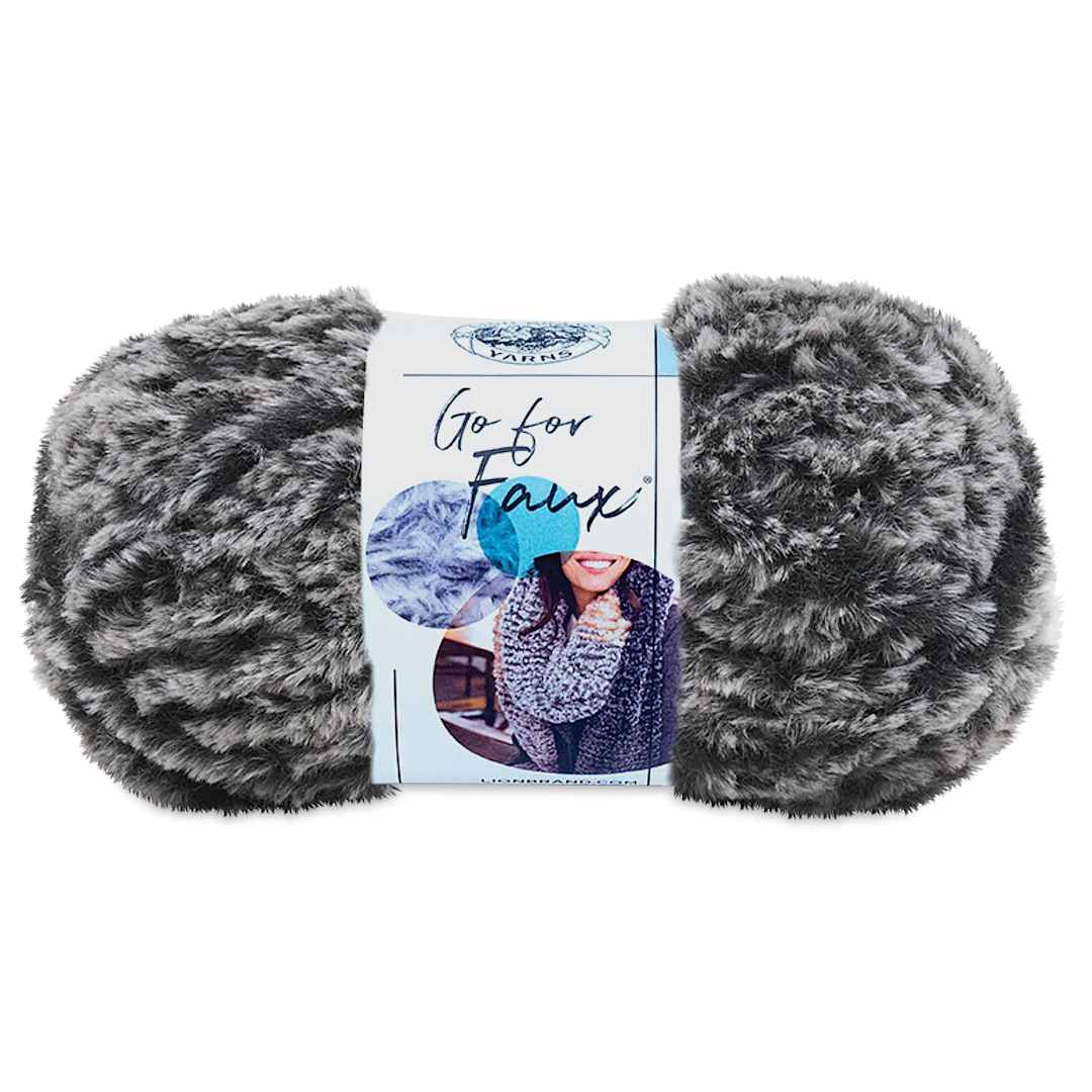 Open in modal - Lion Brand Go For Faux Yarn - Mink, 65 yds
