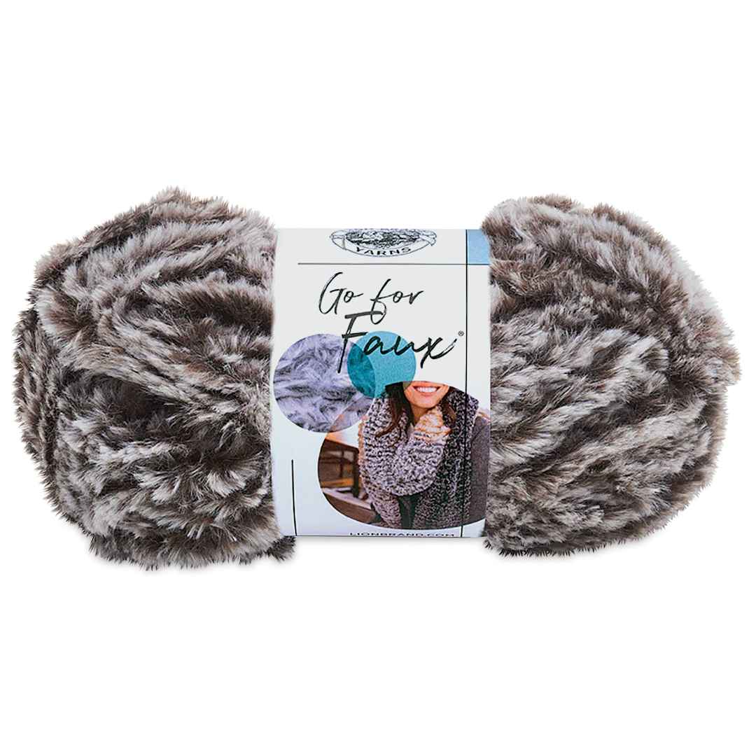 Open in modal - Lion Brand Go For Faux Yarn - Bear, 65 yds