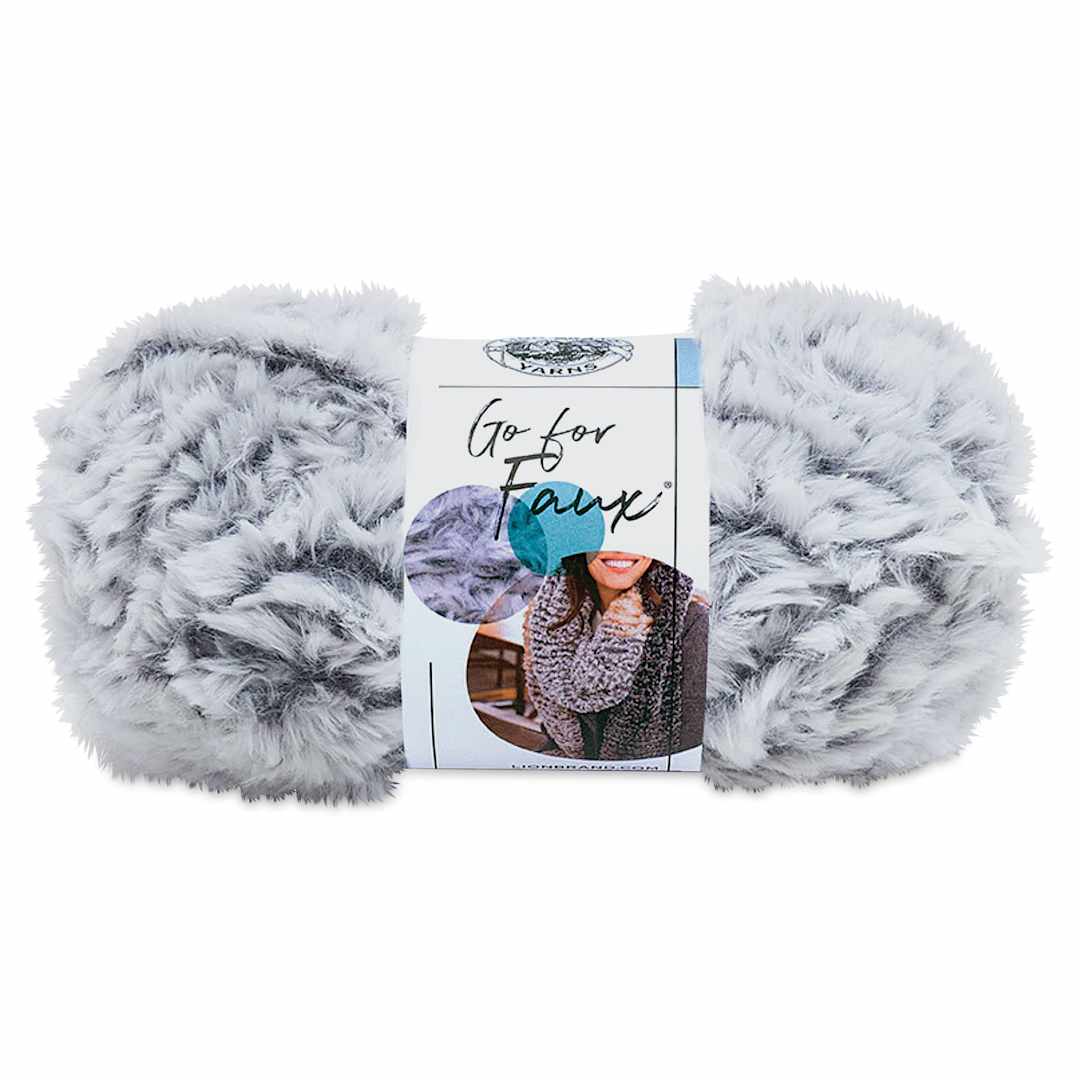 Open in modal - Lion Brand Go For Faux Yarn - Chinchilla, 65 yds