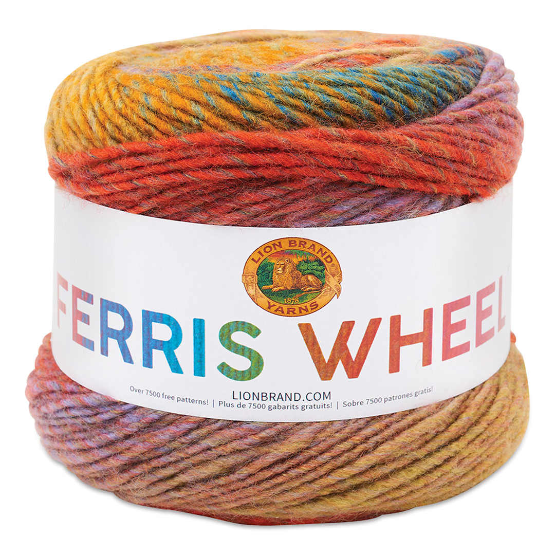 Open in modal - Lion Brand Ferris Wheel Yarn - Buttercup, front
