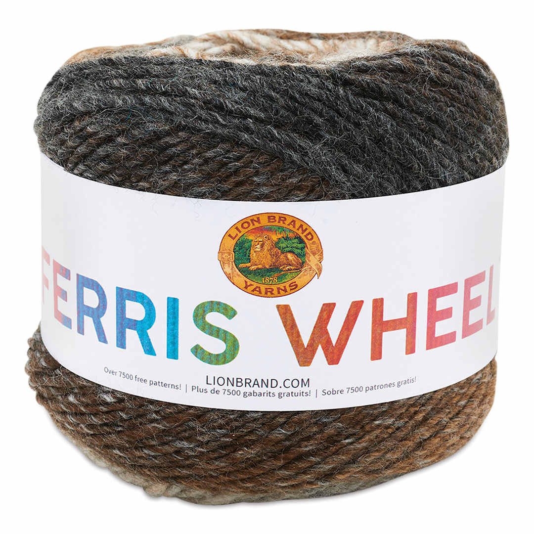 Open in modal - Lion Brand Ferris Wheel Yarn - Morning Java, front
