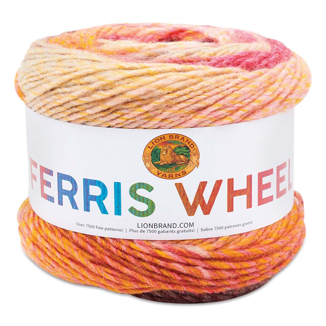 Open in modal - Lion Brand Ferris Wheel Yarn - Cherry On Top, front