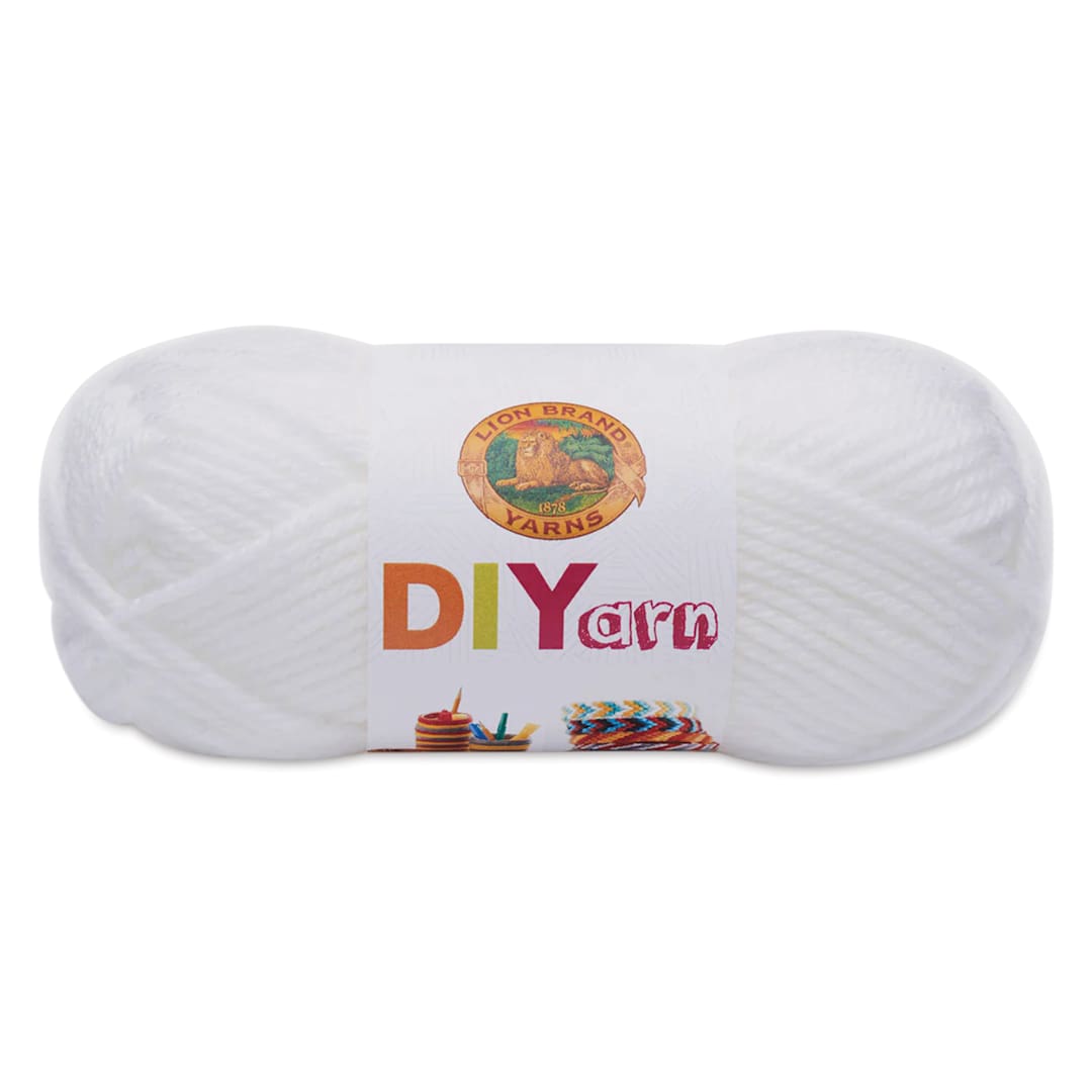 Open in modal - Lion Brand DIYarn - White
