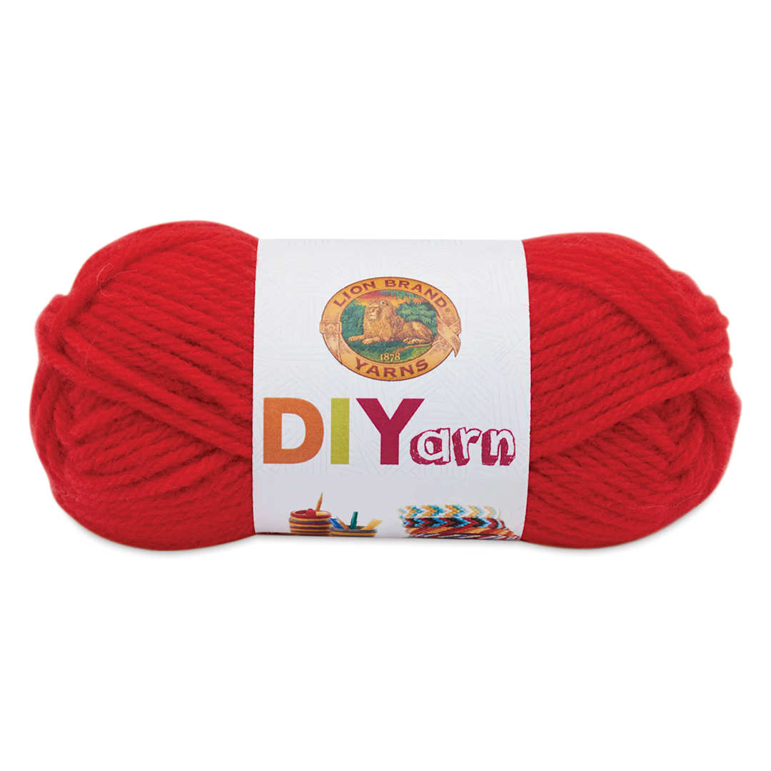 Open in modal - Lion Brand DIYarn - Red