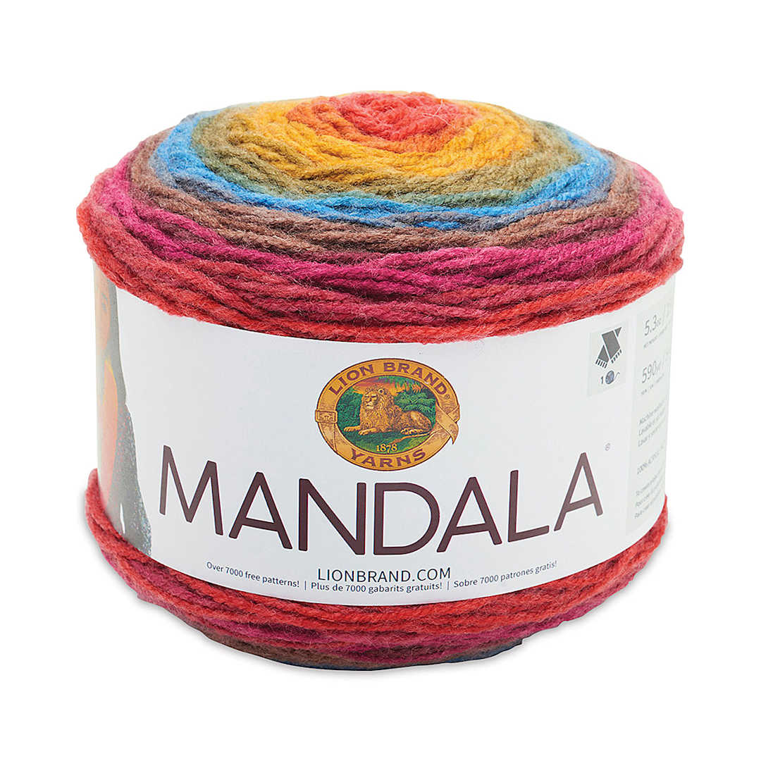 Open in modal - Lion Brand Mandala Yarn Cake - Chimera