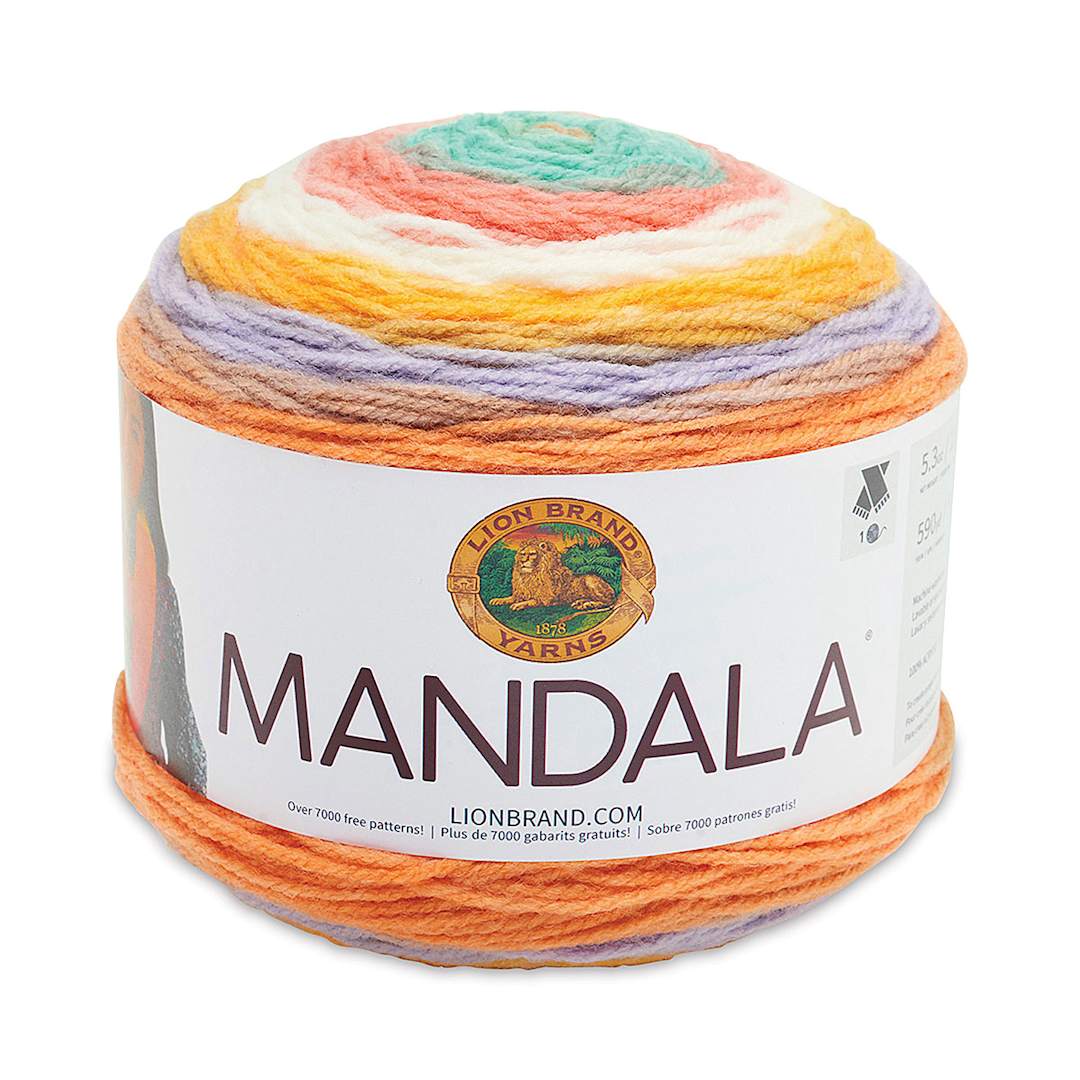 Open in modal - Lion Brand Mandala Yarn Cake - Pixie