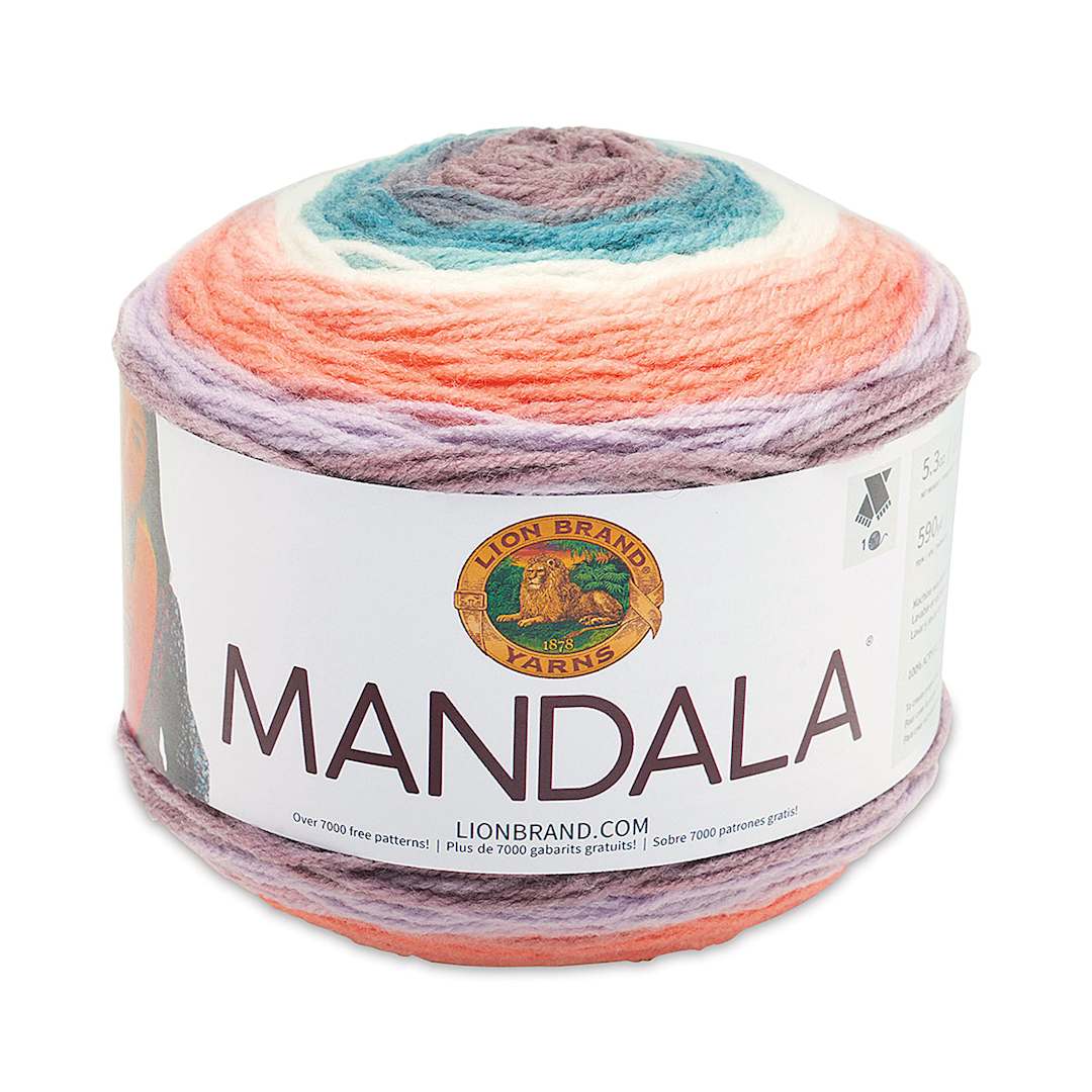Open in modal - Lion Brand Mandala Yarn Cake - Pegasus