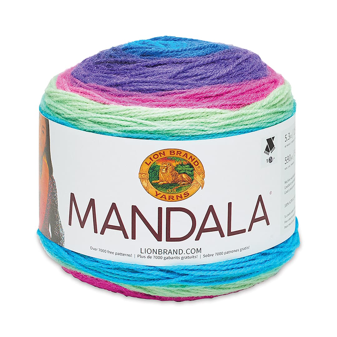 Open in modal - Lion Brand Mandala Yarn Cake - Troll