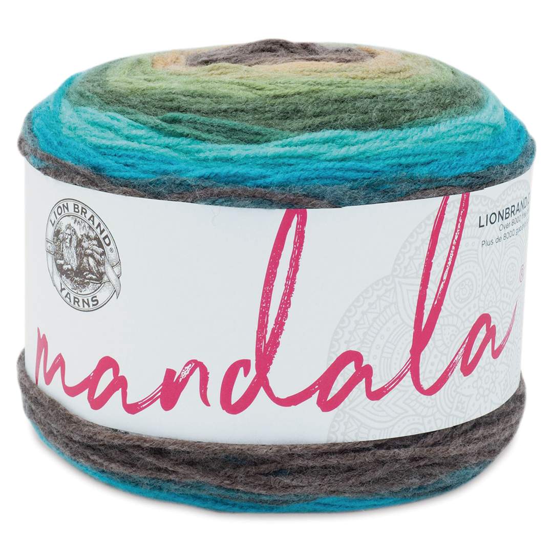 Open in modal - Lion Brand Mandala Yarn Cake - Dragon, 590 yards